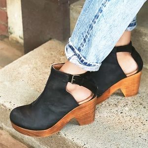 Free People Amber Orchard Clog Black Size 9